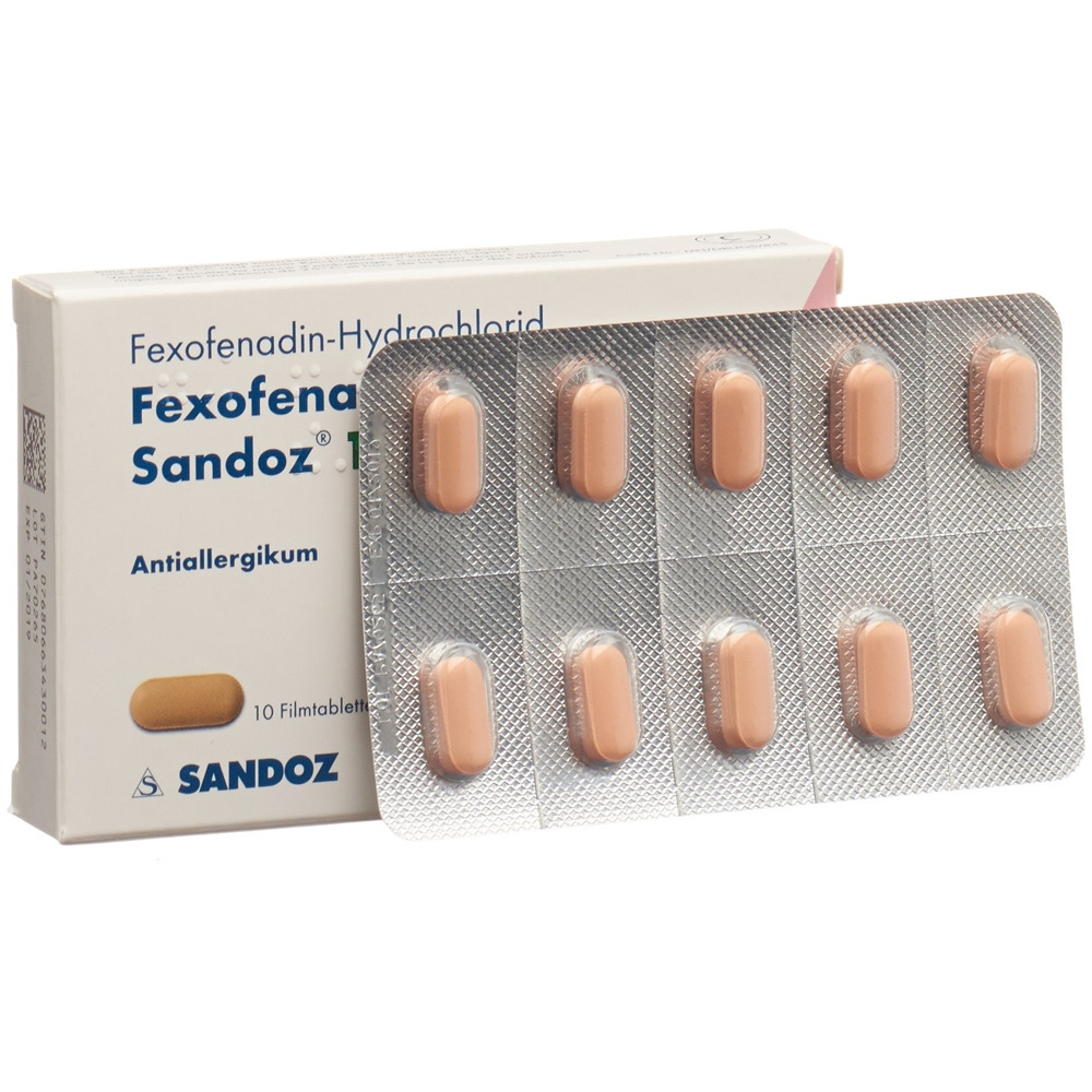 FEXOFENADINE Sandoz 120 mg, Hauptbild