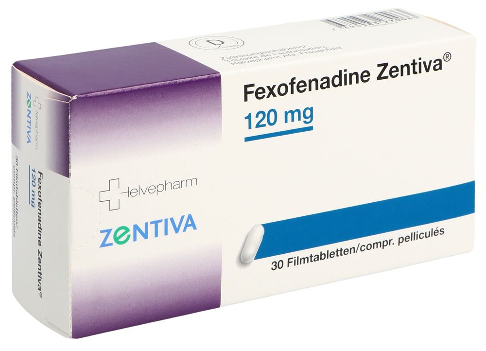 FEXOFENADINE Zentiva 120 mg, image principale