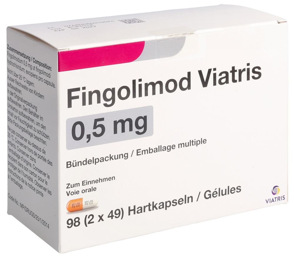 FINGOLIMOD Viatris 0.5 mg, Hauptbild