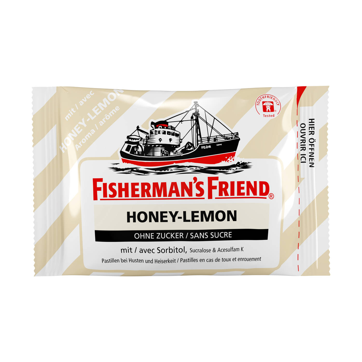 Fisherman's Friend Pastillen Honey-Lemon ohne Zucker Btl 25 g, Hauptbild