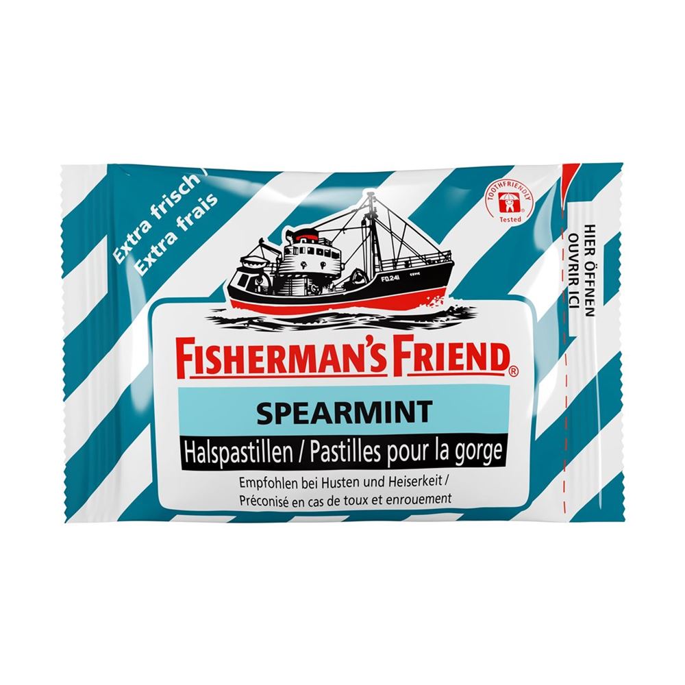 Fisherman's Friend Pastillen Spearmint ohne Zucker Btl 25 g