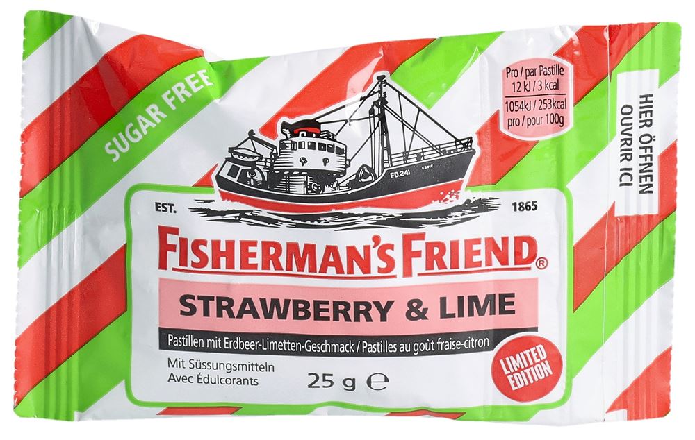 Fisherman's Friend Pastillen Strawberry & Lime ohne Zucker Btl 25 g