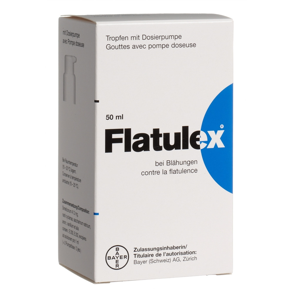 FLATULEX Tropfen 41.2 mg/ml mit Dosierpumpe Fl 50 ml, Bild 2 von 2