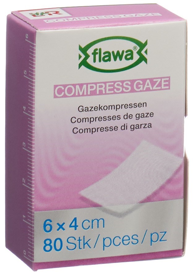 FLAWA Gazekompressen geschnitten