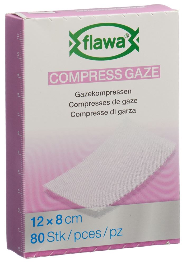 FLAWA Gazekompressen geschnitten