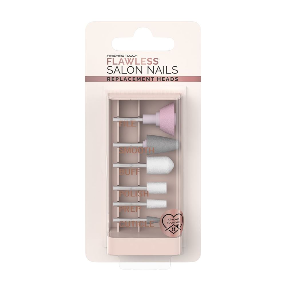 FLAWLESS Salon Nails set de tête de rechange