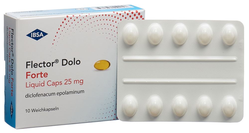 FLECTOR Dolo Forte Liquid Caps 25 mg, Bild 2 von 4