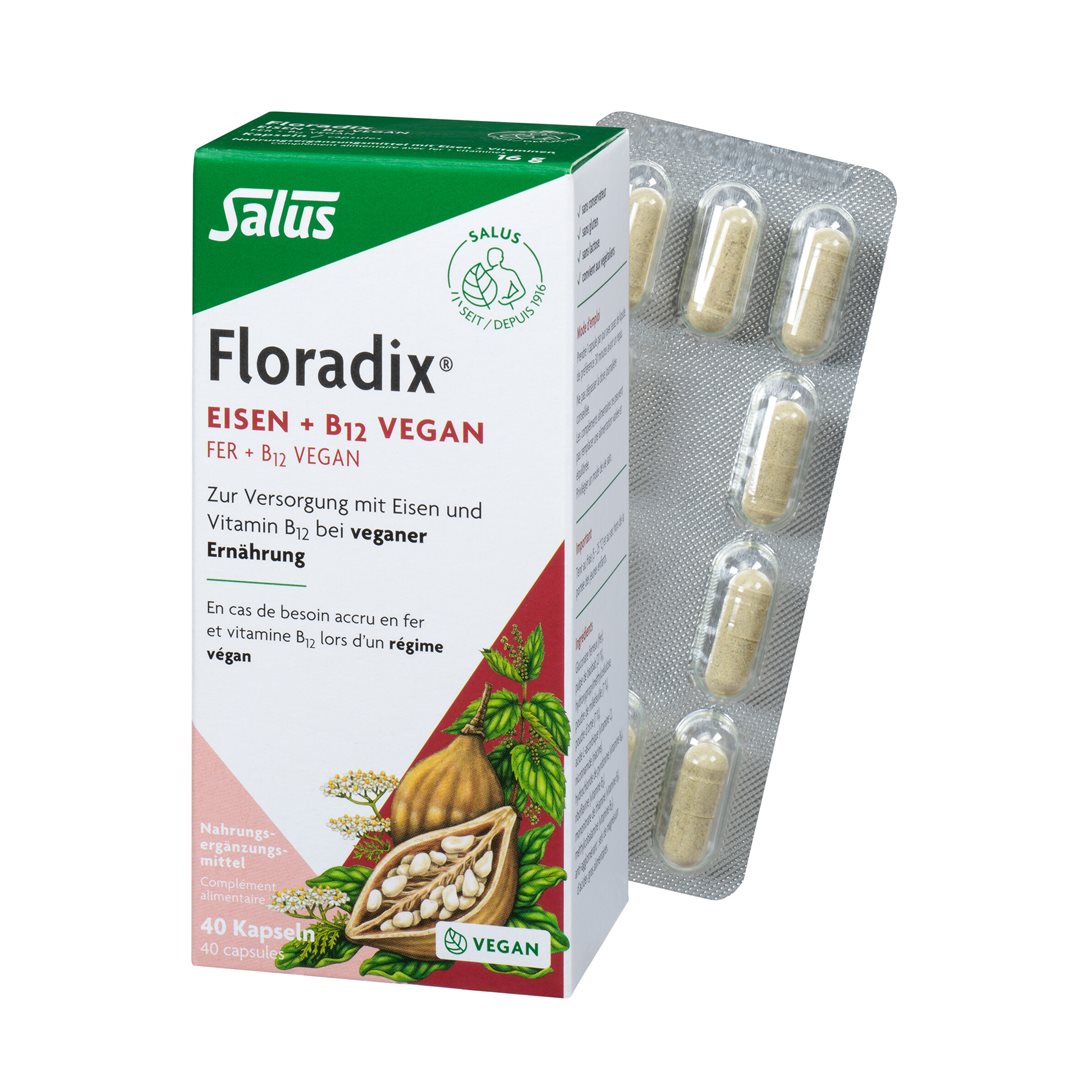 Floradix VEGAN Fer + vitamine B12