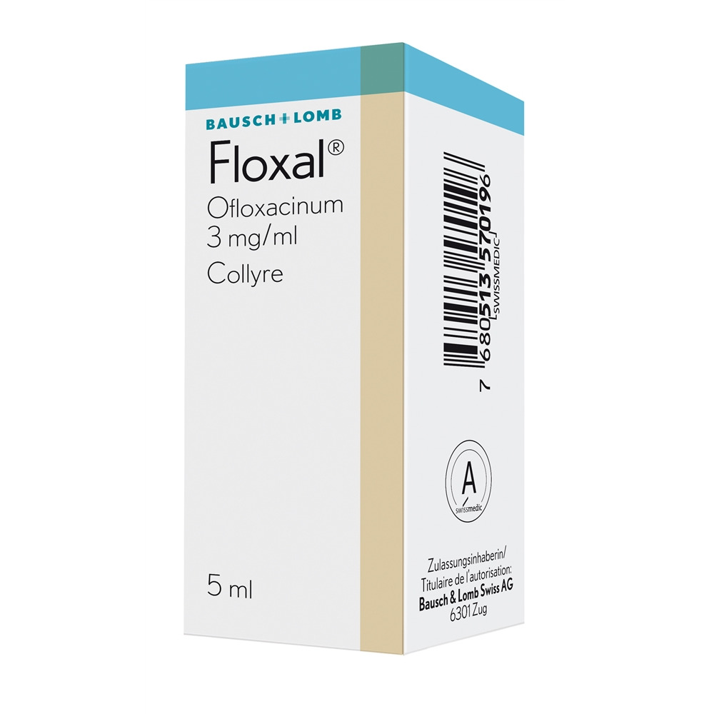 Floxal Gtt Opht 0.3 % Fl 5 ml, Hauptbild