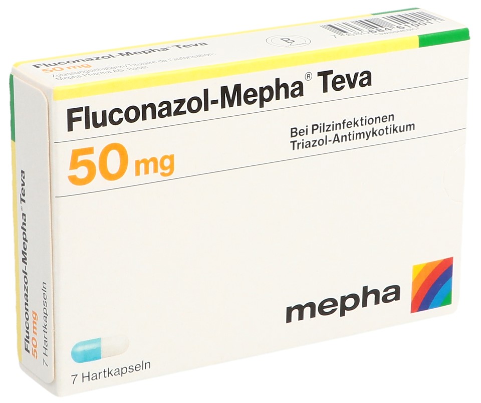 FLUCONAZOLE Mepha Teva 50 mg, image principale