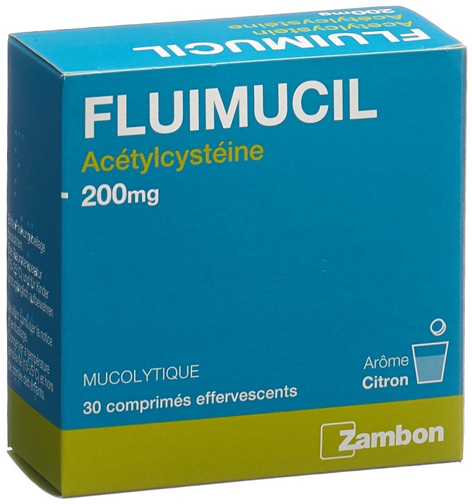 FLUIMUCIL Brausetabl 200 mg Erw citron Blist 30 Stk, Bild 4 von 4