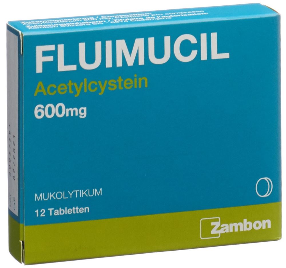 FLUIMUCIL cpr 600 mg (D) blist 12 pce