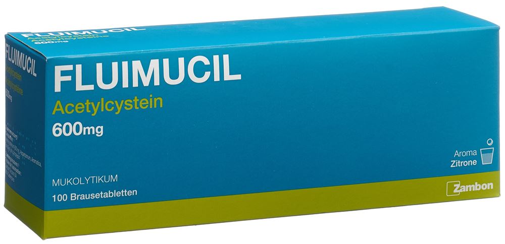 FLUIMUCIL cpr eff 600 mg adult citron blist 100 pce
