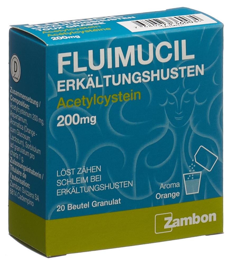 FLUIMUCIL Erkältungshusten 200 mg
