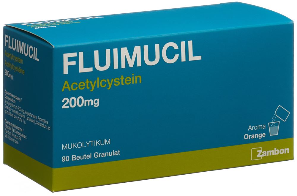 FLUIMUCIL Gran 200 mg Erw Btl 90 Stk