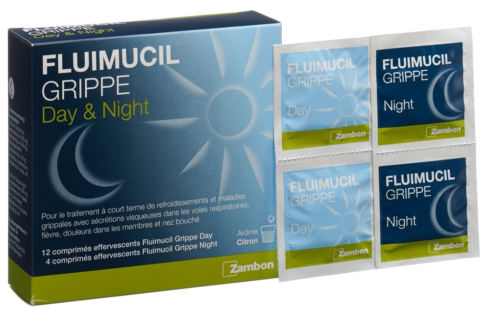 FLUIMUCIL Grippe Day Night, Bild 3 von 4