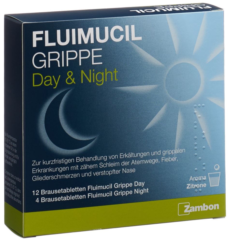 FLUIMUCIL Grippe Day Night