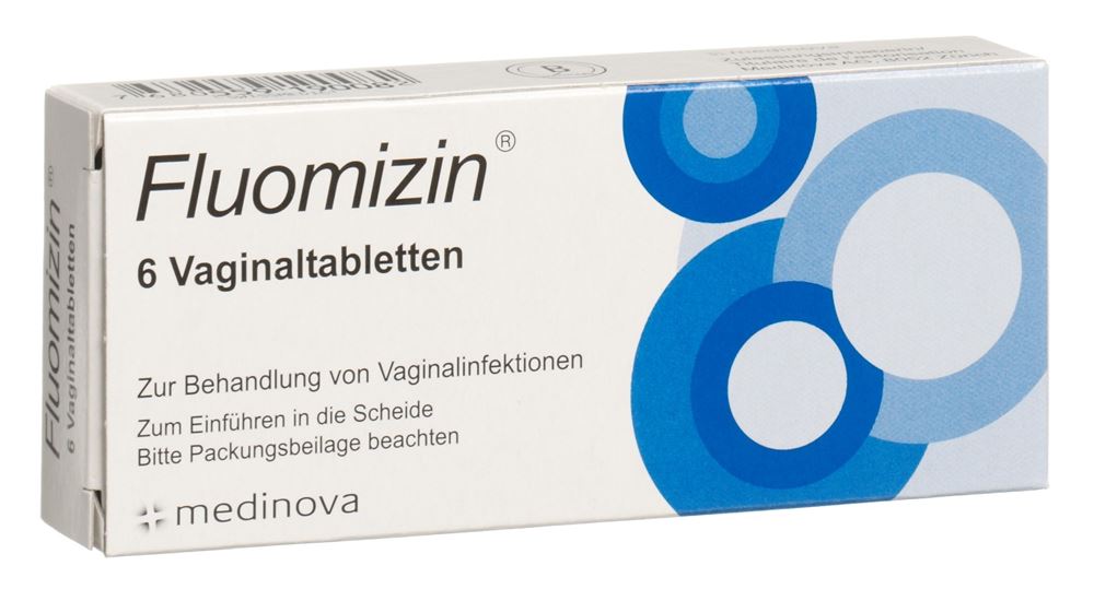 FLUOMIZIN cpr vag 10 mg blist 6 pce, image principale