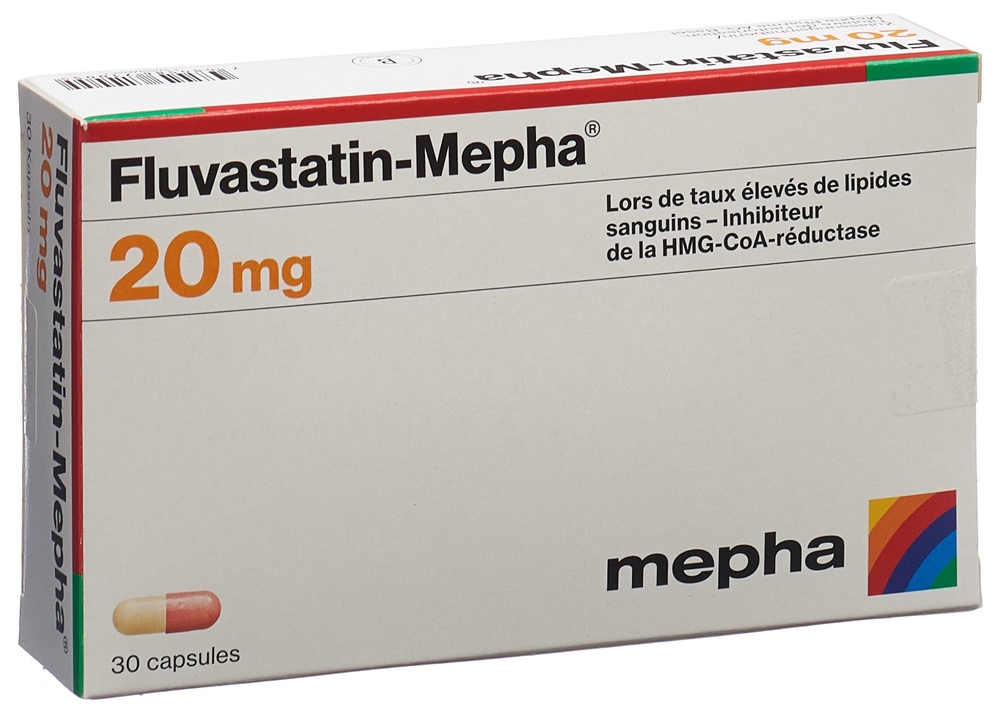 FLUVASTATINE Mepha 20 mg, Bild 2 von 2