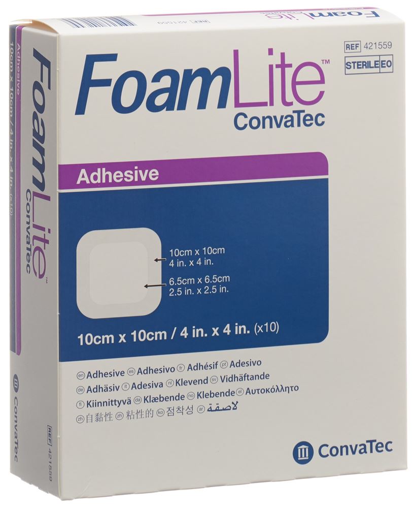 FOAM LITE Convatec pansement en mousse siliconée