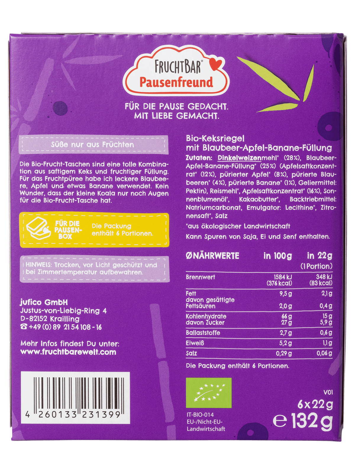 FRUCHTBAR Frucht Tasche, Bild 2 von 3