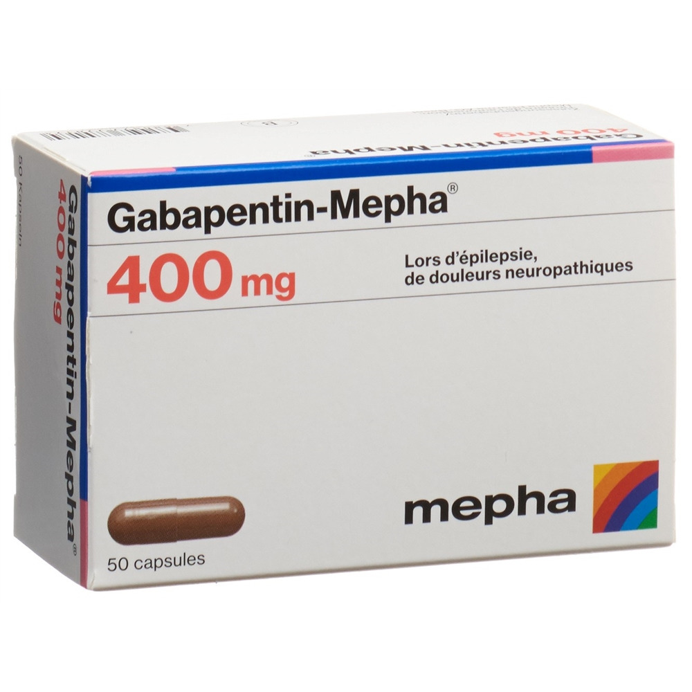 GABAPENTINE Mepha 400 mg, image 2 sur 2