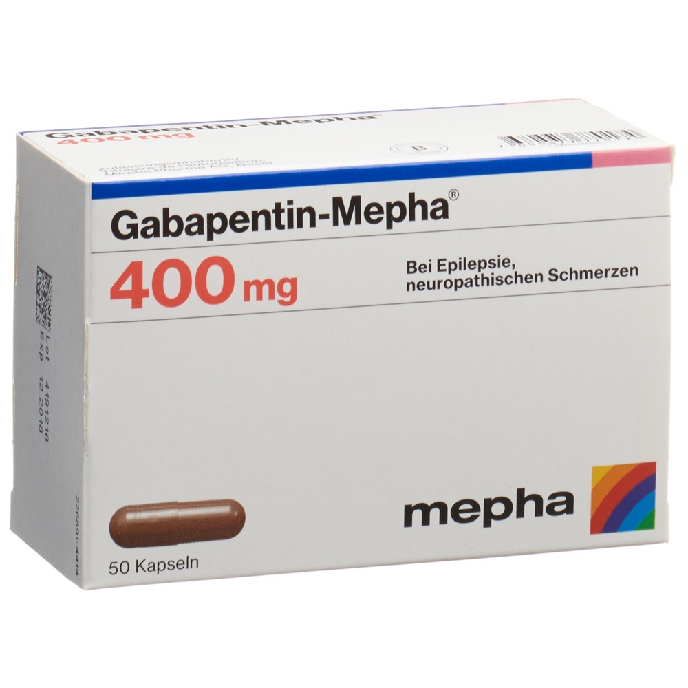 GABAPENTINE Mepha 400 mg, image principale