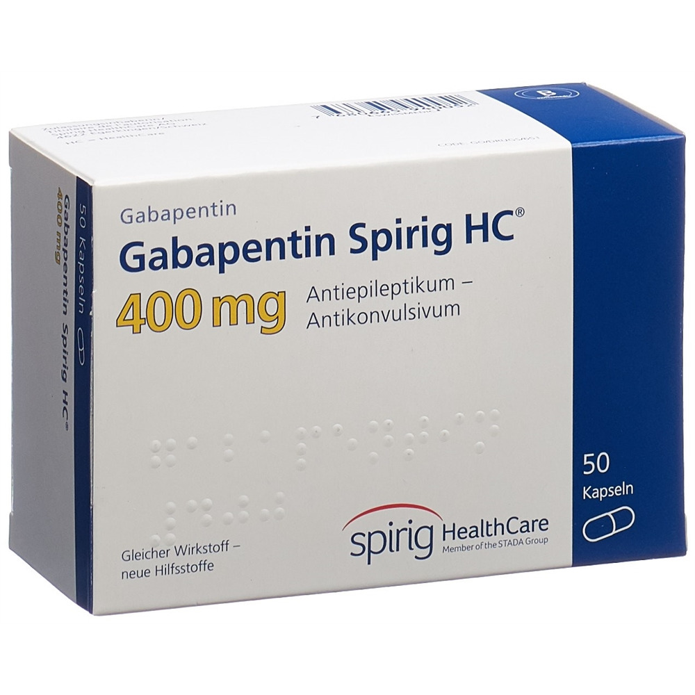 GABAPENTINE Spirig HC 400 mg, image principale