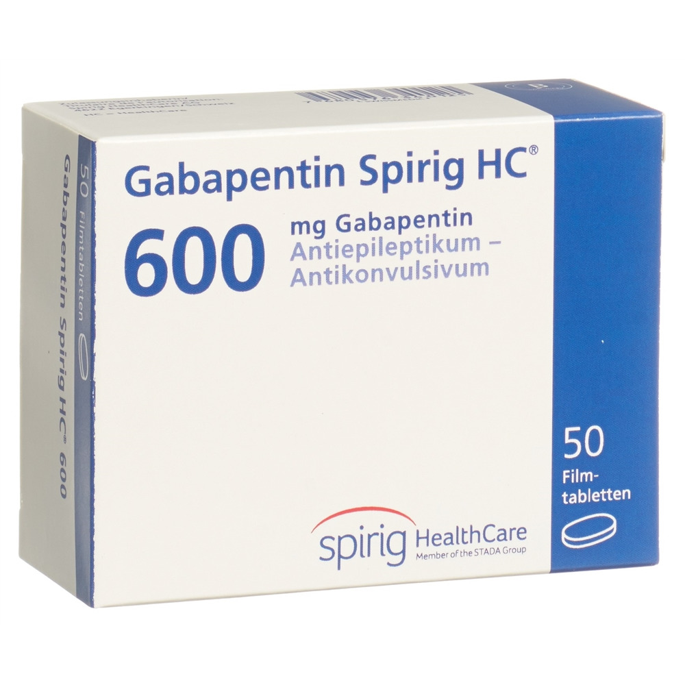 GABAPENTINE Spirig HC 600 mg, image principale