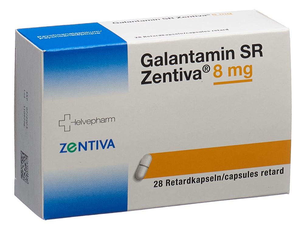 GALANTAMINE SR Zentiva 8 mg, image principale