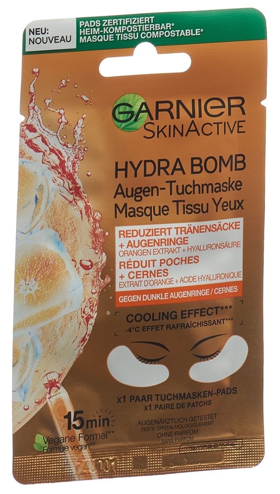 GARNIER Masque Tissu Yeux