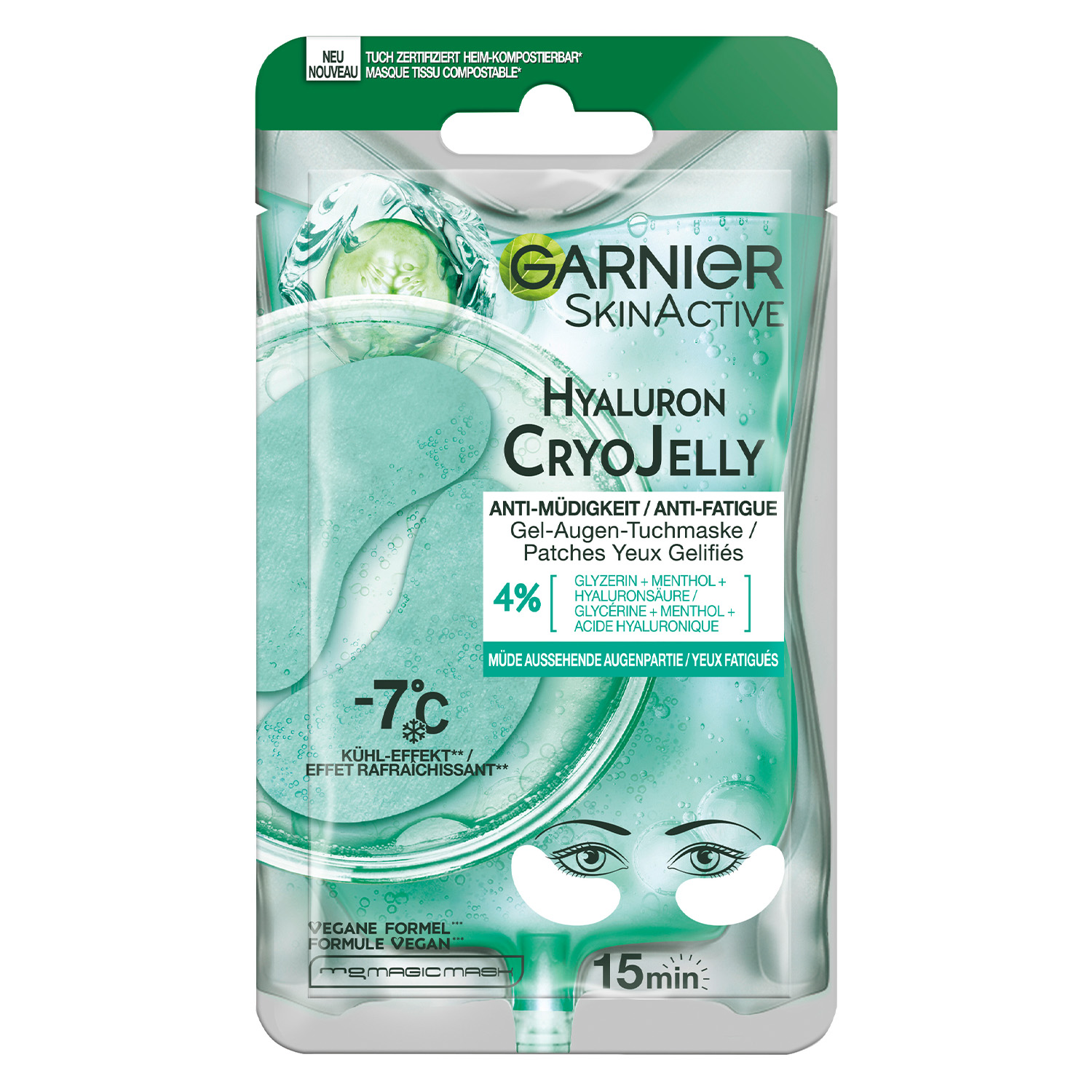 GARNIER SkinActive Cryo Jelly masque en tissu, image principale
