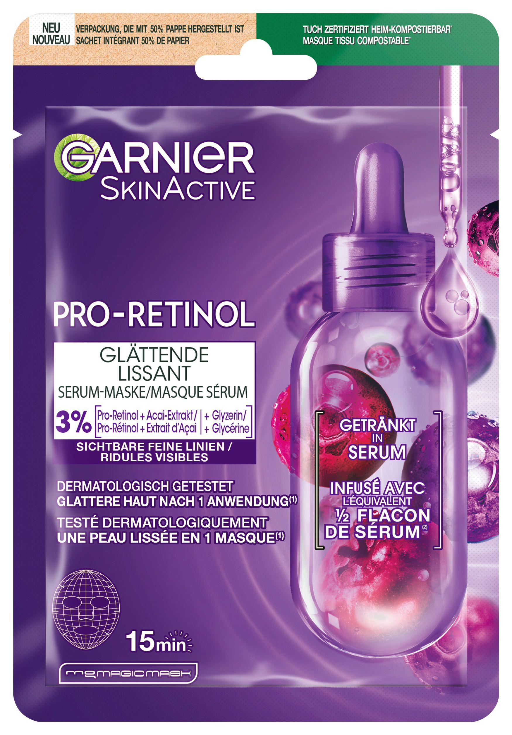 GARNIER SkinActive Tuchmaske, Hauptbild