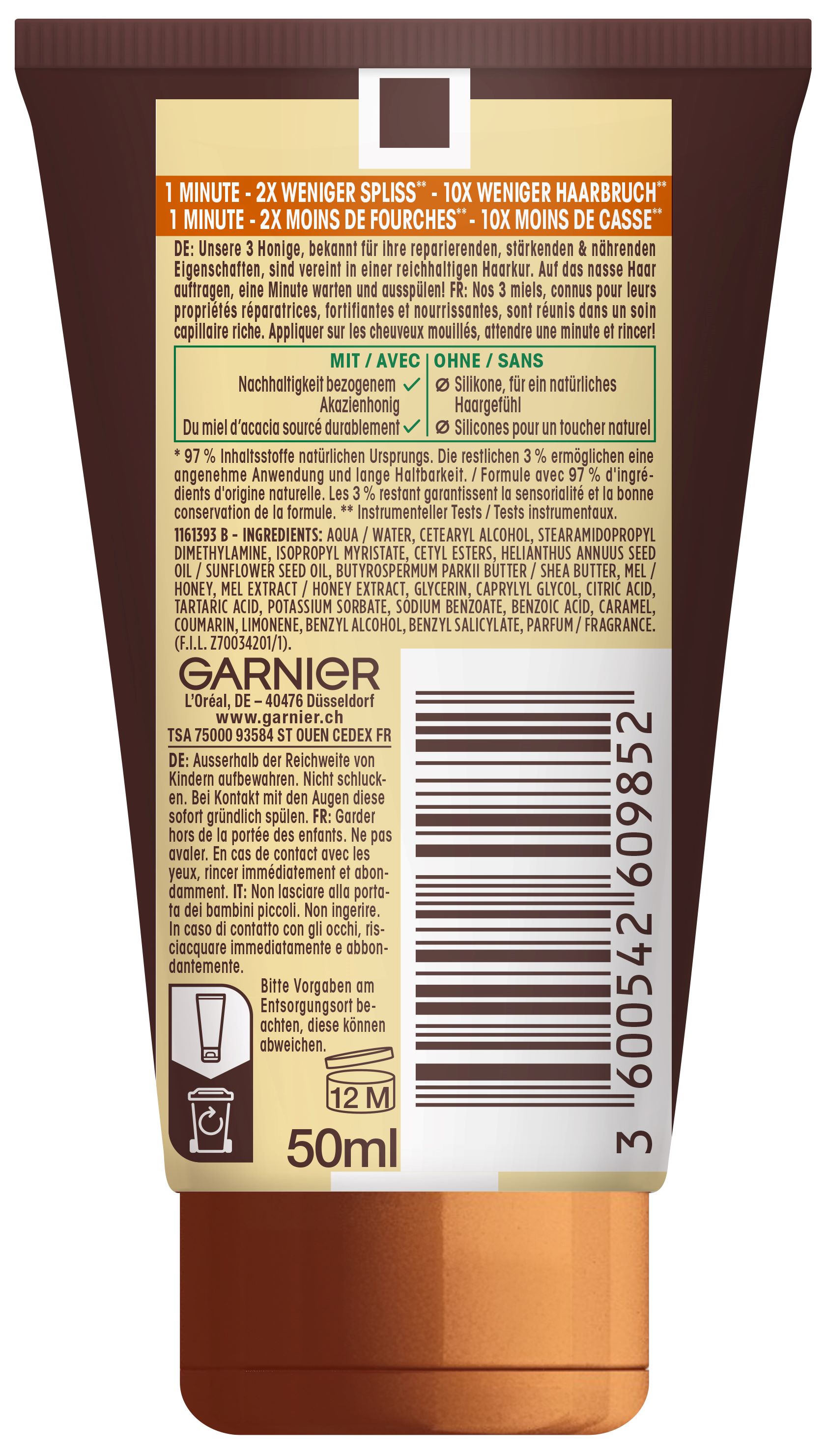 GARNIER Wahre Schätze Maske Honig, Bild 2 von 2