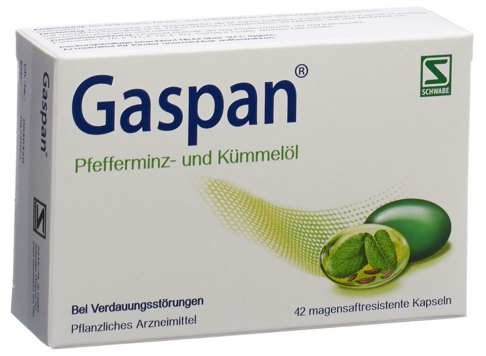 GASPAN caps moll gastro-résistantes blist 42 pce