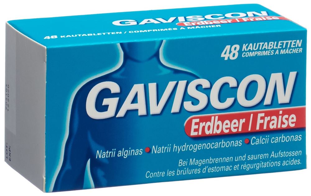 GAVISCON Kautabl Erdbeer Blist 48 Stk