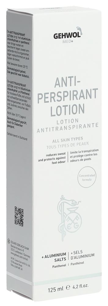 GEHWOL MED lotion antitranspirante