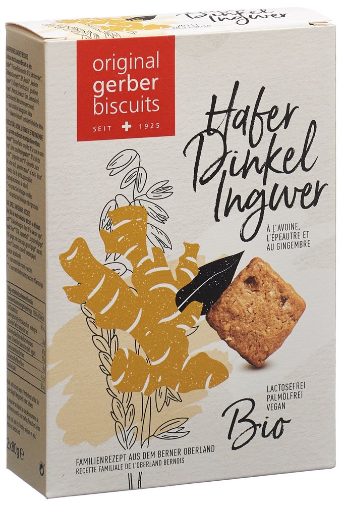 Gerber Hafer Dinkel Ingwer Biscuits