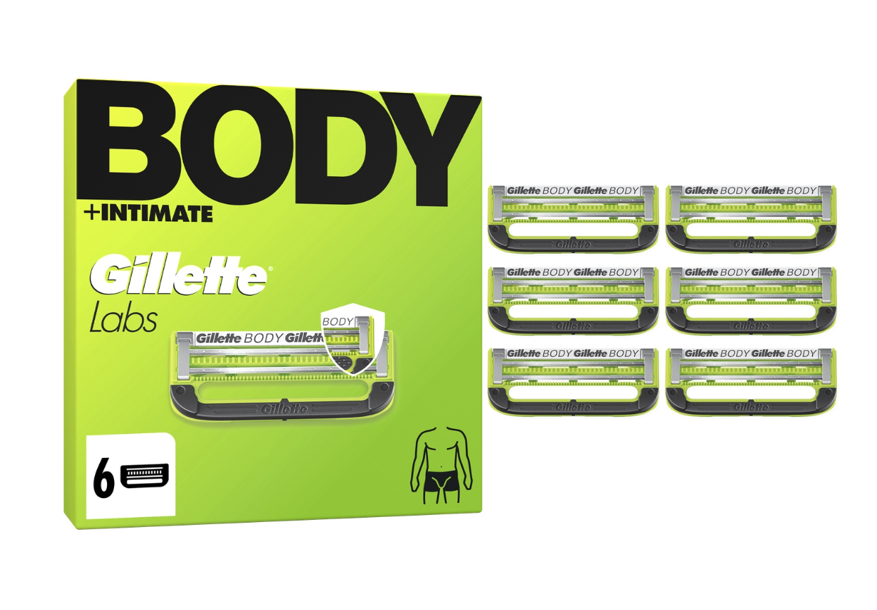 Gillette Labs Body + Intimate lames de rasoir, image principale