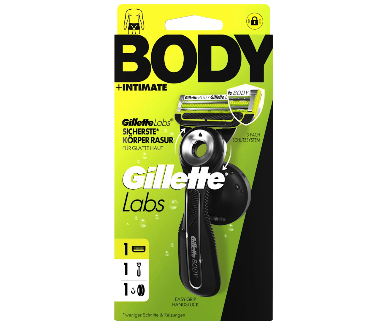 Gillette Labs Body + Intimate rasoir