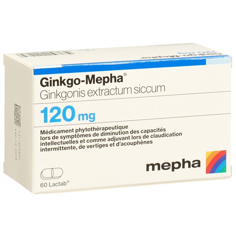 GINKGO Mepha 120 mg, image 2 sur 2