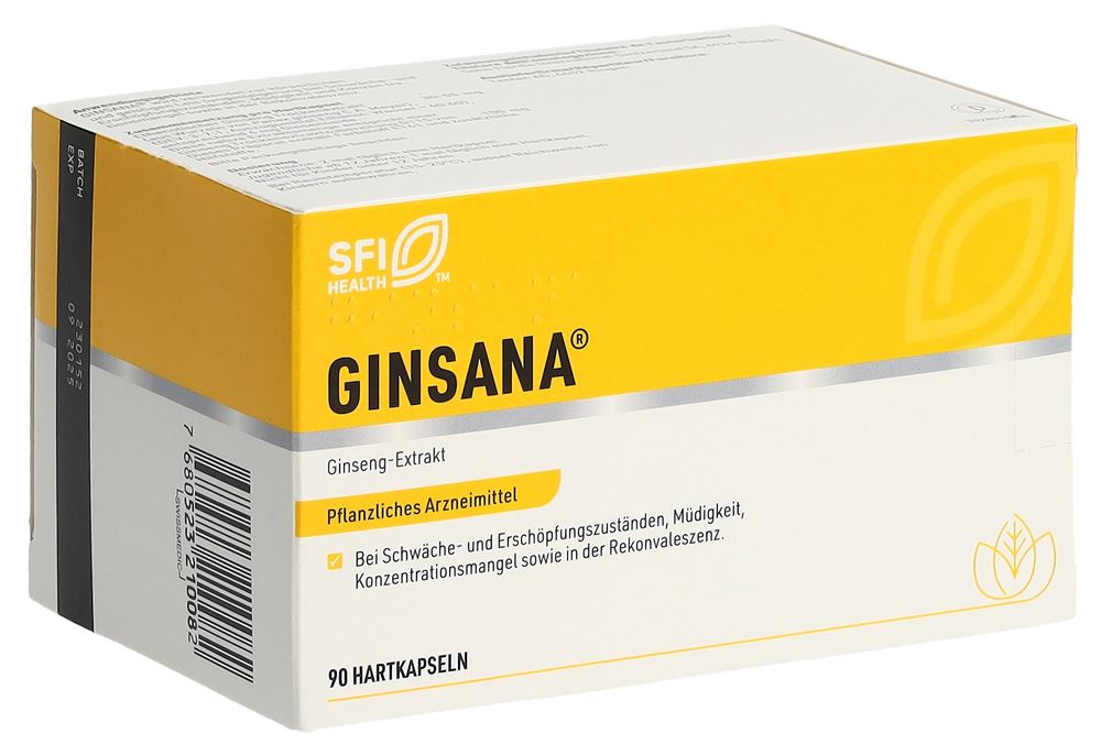GINSANA Kaps Blist 90 Stk, Hauptbild