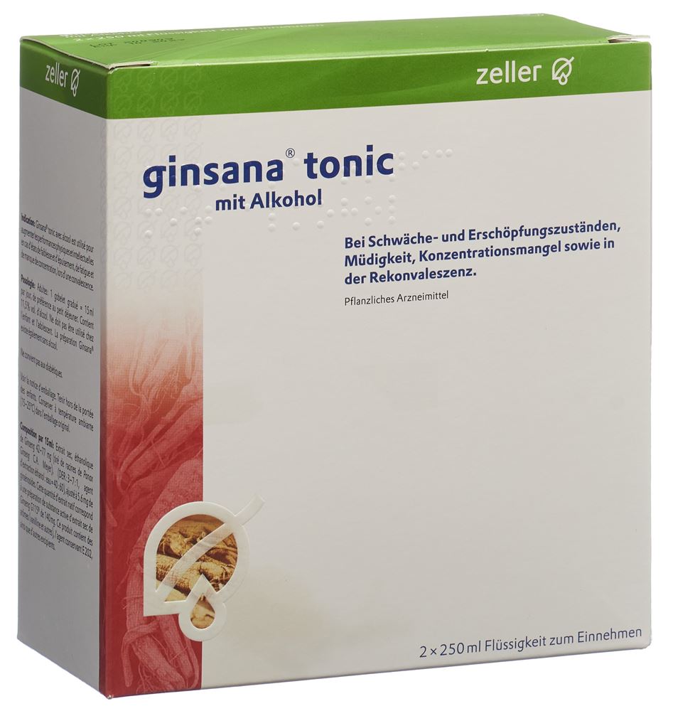 GINSANA Tonic avec alcool
