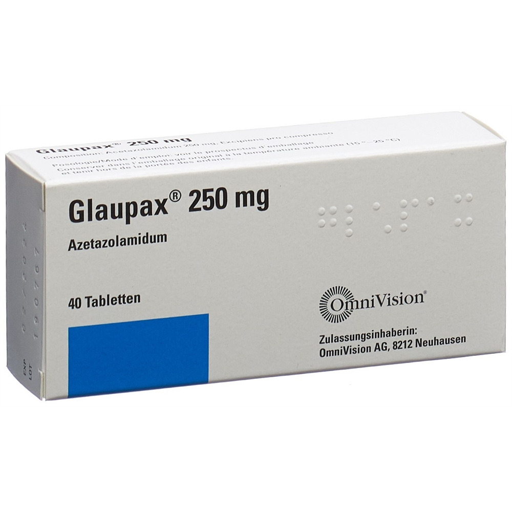 GLAUPAX Tabl 250 mg Blist 40 Stk, Hauptbild