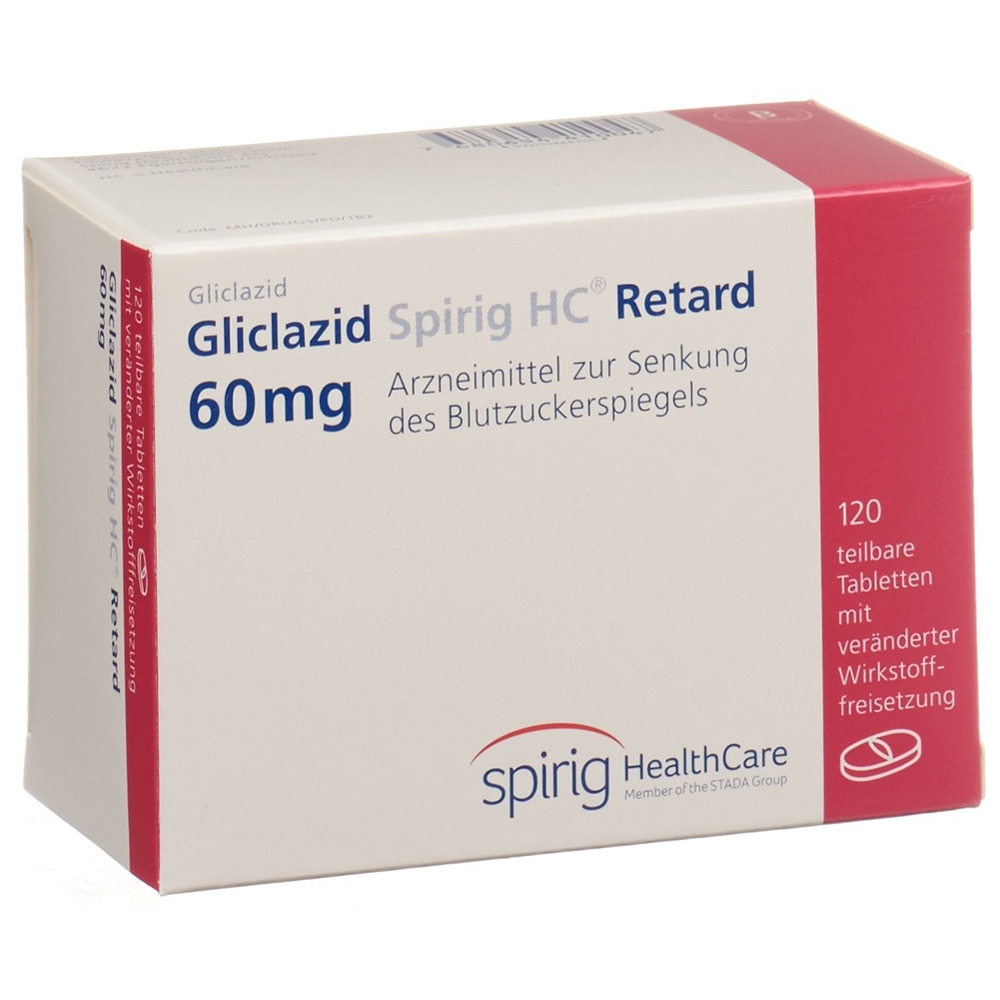 Gliclazid Spirig HC Retard 60 mg, image principale