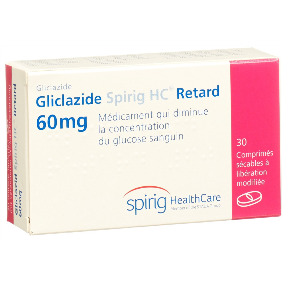 GLICLAZIDE Retard 60 mg, image 2 sur 2