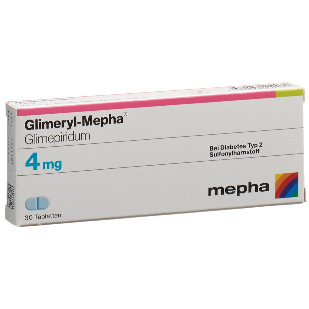 GLIMERYL Mepha 4 mg, Hauptbild