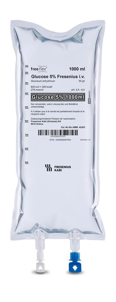 GLUCOSE Fresenius 5 %, Hauptbild