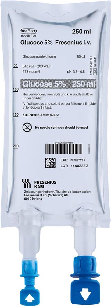 GLUCOSE Fresenius 5 %, Hauptbild