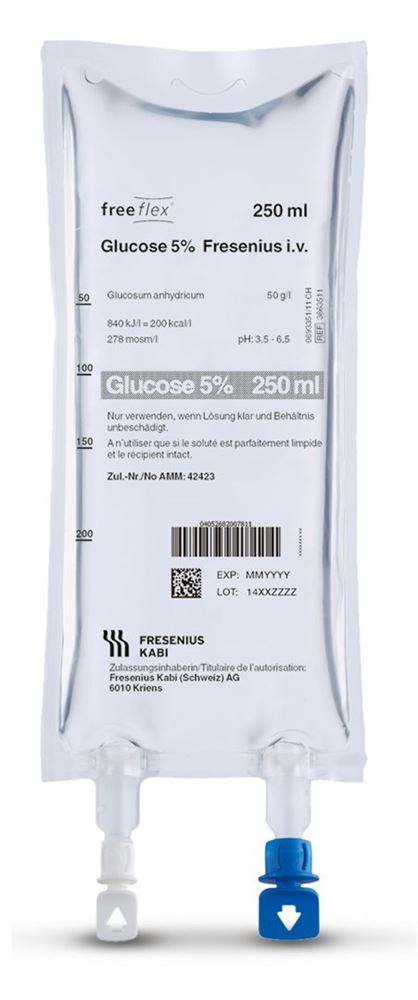 GLUCOSE Fresenius 5 %, Hauptbild